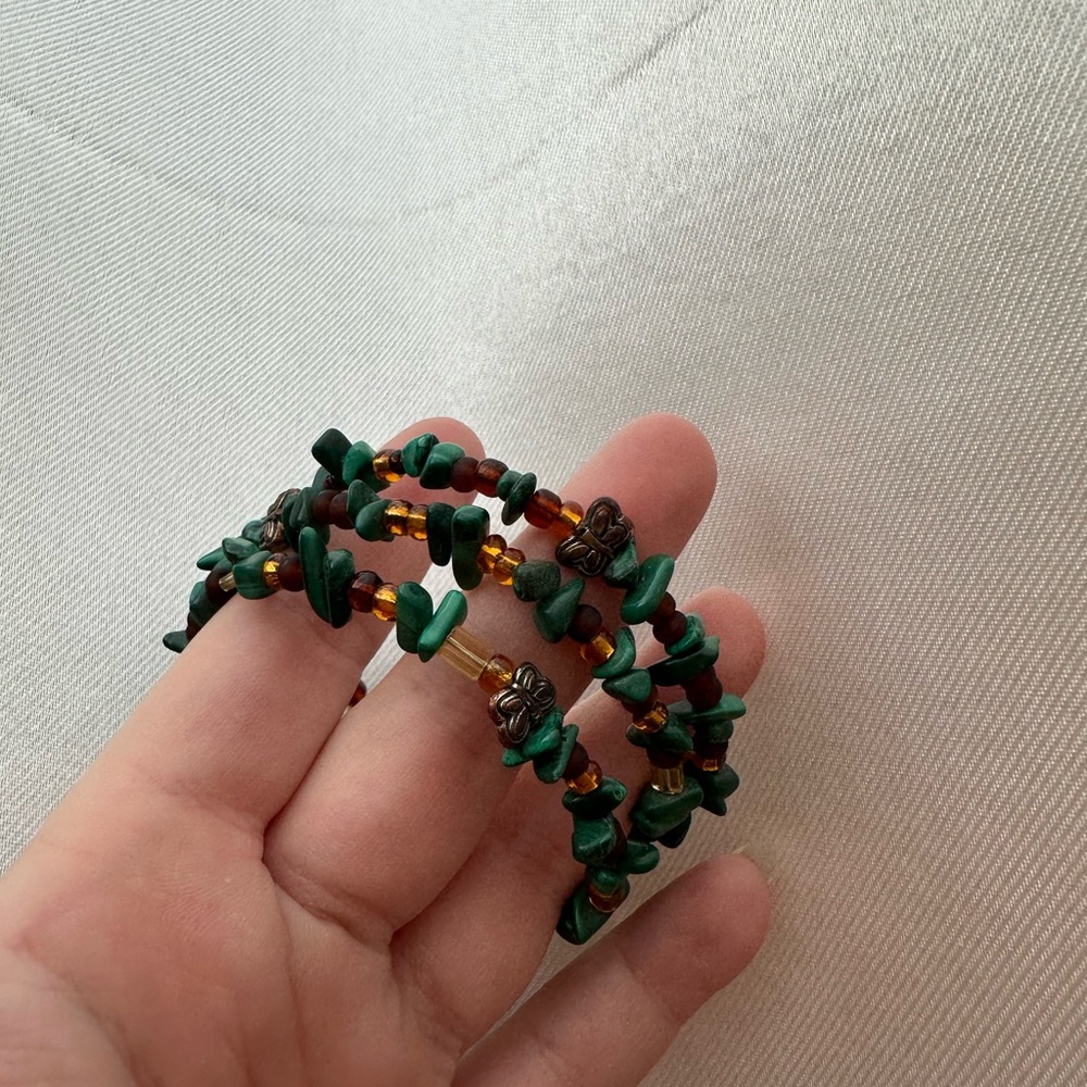 Handmade wrap bracelet - Picture 3 of 4